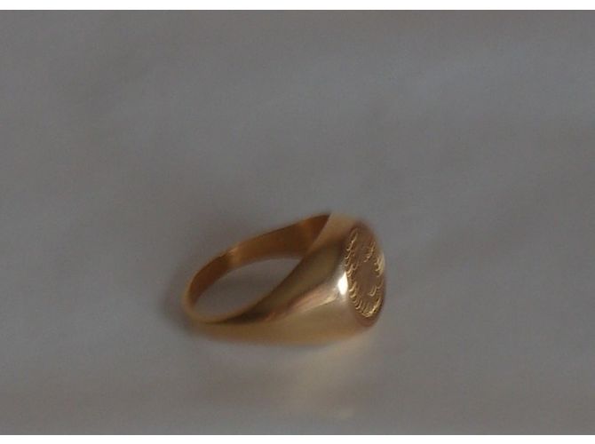 Autre Marque Ring aus Gelbgold Größe 42 Golden - Ansicht 5