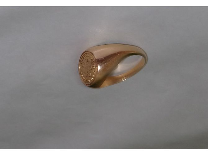 Autre Marque Ring aus Gelbgold Größe 42 Golden - Ansicht 7