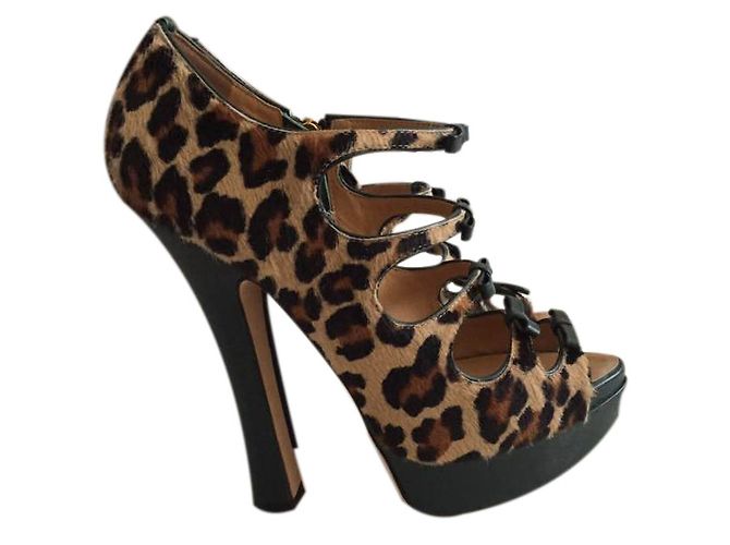Dsquared2 Tacchi a leopardo stampati Stampa leopardo - vista 2