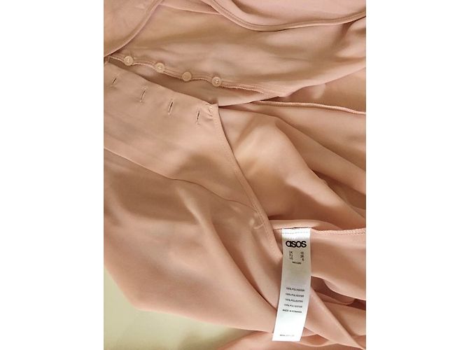 Asos T-Shirt Farbe Flesh aus Polyester Größe 38 Fleisch - Ansicht 3