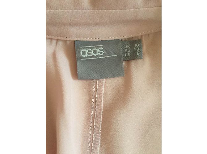 Asos T-Shirt Farbe Flesh aus Polyester Größe 38 Fleisch - Ansicht 4