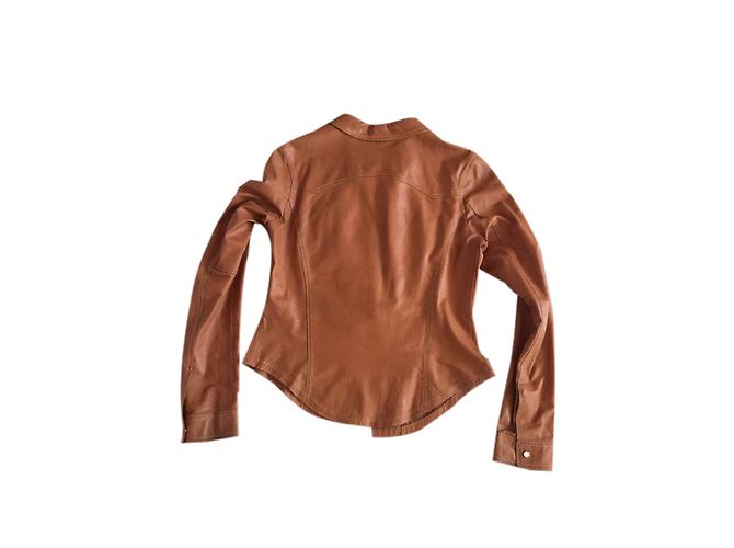 Autre Marque Maze Lederjacke Caramel Karamell - Ansicht 2