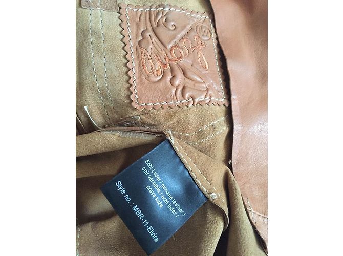 Autre Marque Maze Lederjacke Caramel Karamell - Ansicht 3