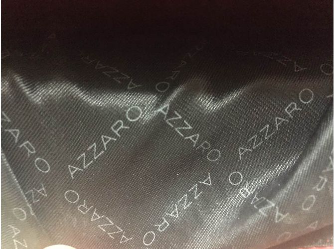 Borsa Azzaro in pelle rossa granulata Rosso - vista 6