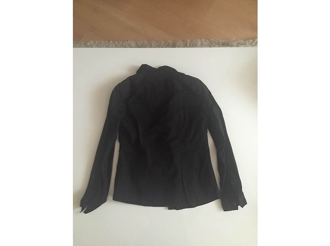 Autre Marque Camicia Mavi Nera con Borchie in Cotone Nero - vista 6