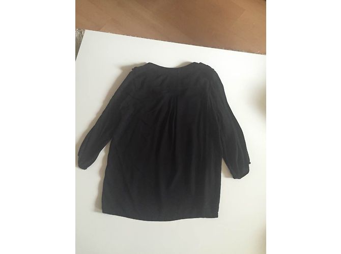 Sinéquanone Schwarzes Baumwoll Top Größe 38 - Ansicht 3