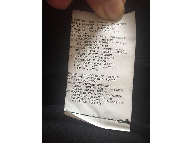 René Lezard Jacke Schwarz aus Polyester - Ansicht 10