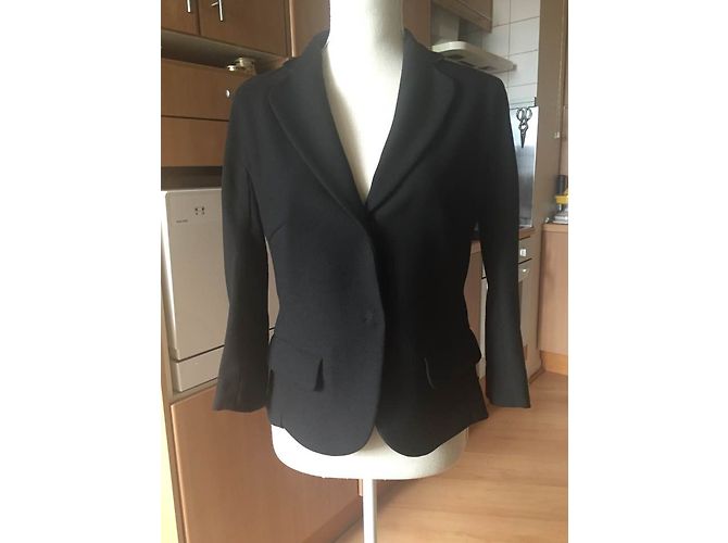 René Lezard Jacke Schwarz aus Polyester - Ansicht 3