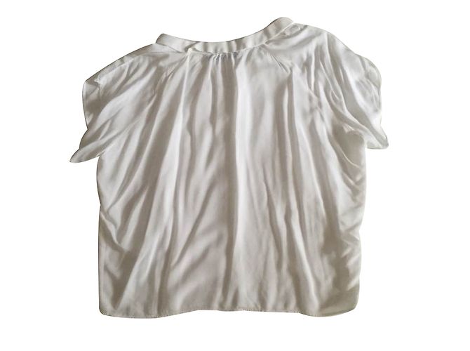 Camicia Zara bianca in cotone a maniche corte Bianco - vista 2