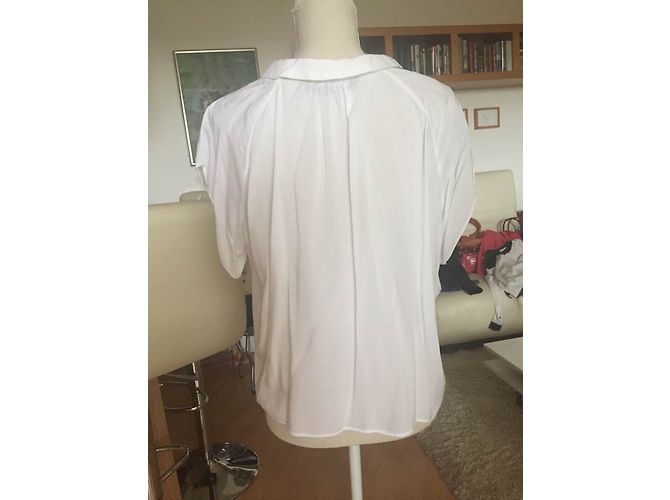 Camicia Zara bianca in cotone a maniche corte Bianco - vista 4