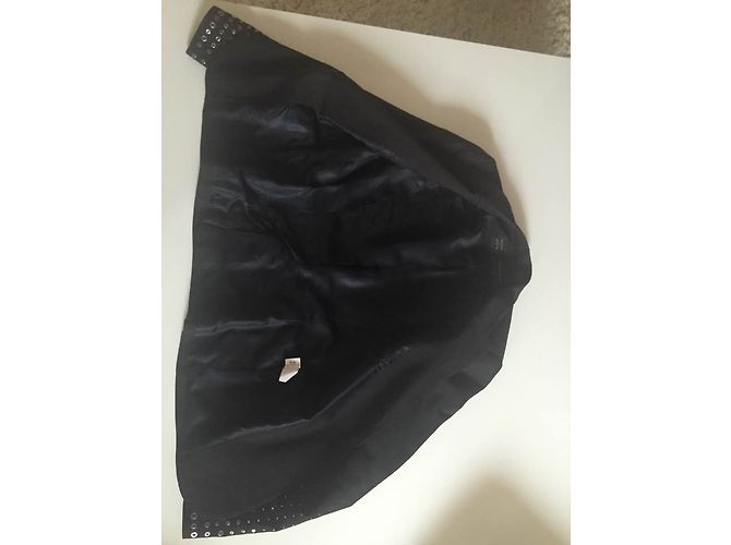 Giacca Zara nera con maniche borchiate Nero - vista 7
