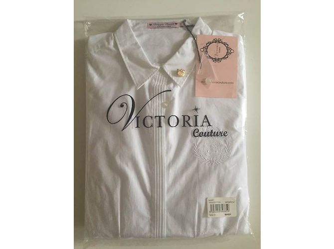 Victoria Couture camicia bianca Bianco - vista 10