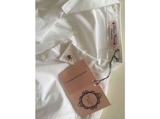 Victoria Couture camicia bianca Bianco - vista 5