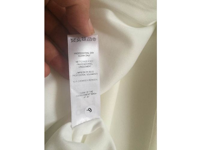 Asos Kleid Ecru und Anis Größe 40 Weiß - Ansicht 7