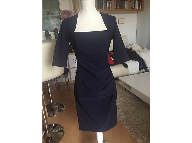 Autre Marque Abito Jessica Blu Navy - vista 3