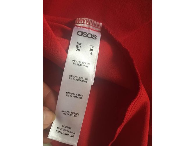 Asos Kleid Rot Größe 38 - Ansicht 5