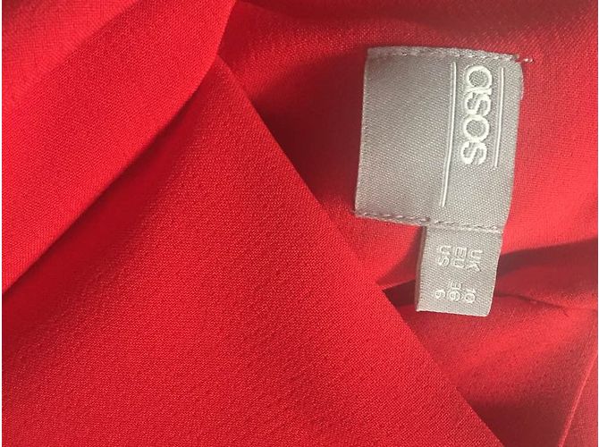 Asos Kleid Rot Größe 38 - Ansicht 7