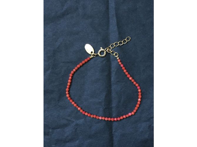 Caroline Najman Braccialetto Club Corail Rosso - vista 3