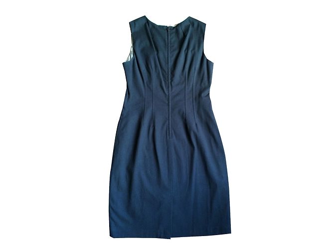 Vestido Elie Tahari de algodón negro - vista 2