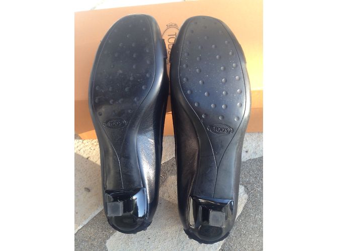 Décolleté Tod's in pelle nera 36IT Nero - vista 3