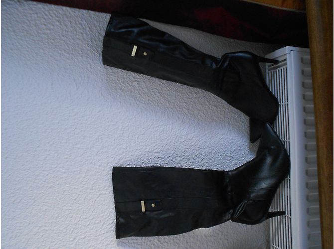Botas de piel negras Calvin Klein Negro - vista 3