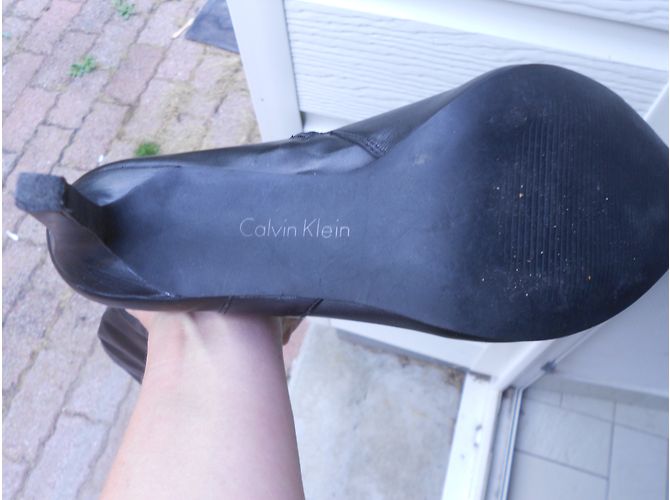 Botas de piel negras Calvin Klein Negro - vista 8