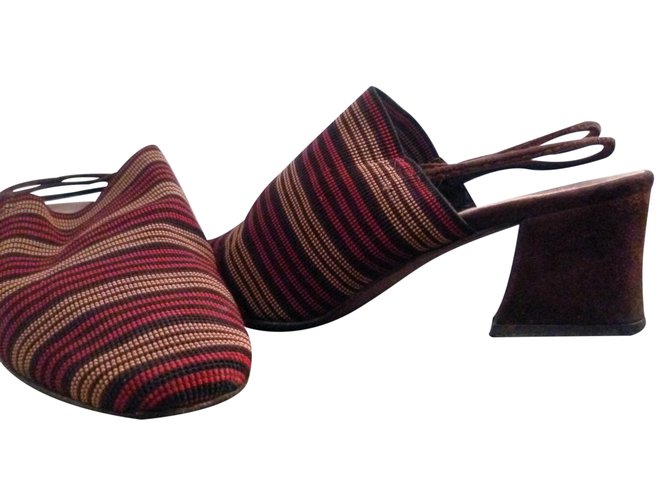 Sandali Philippe Model in scamosciato multicolore - vista 2