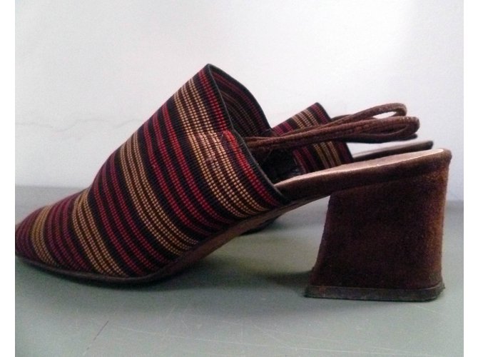 Sandali Philippe Model in scamosciato multicolore - vista 3