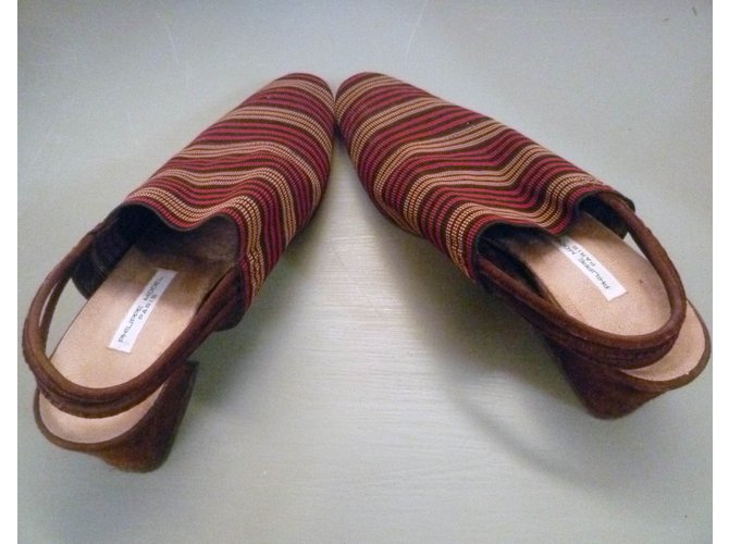 Sandali Philippe Model in scamosciato multicolore - vista 4