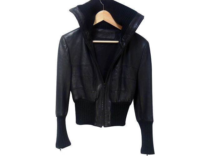 Autre Marque Bikerjacken Le renard Schwarz - Ansicht 2