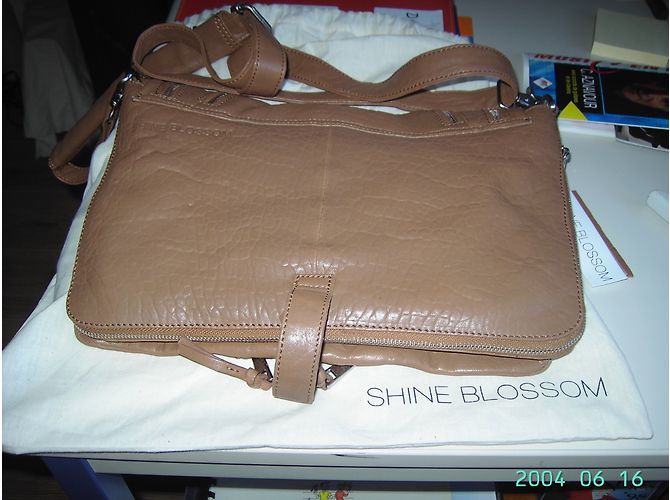 Shine Blossom Borsetta Bandolieer Cognac - vista 12