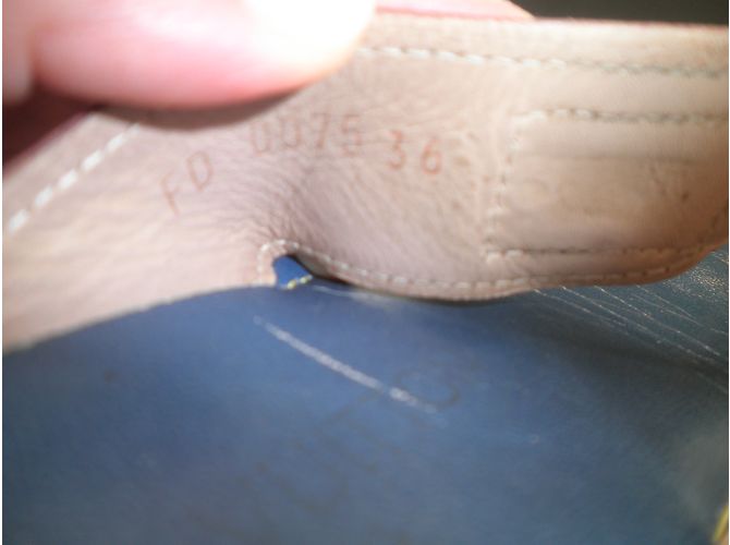 Louis Vuitton Mules Blau Stoff Größe 36 - Ansicht 3