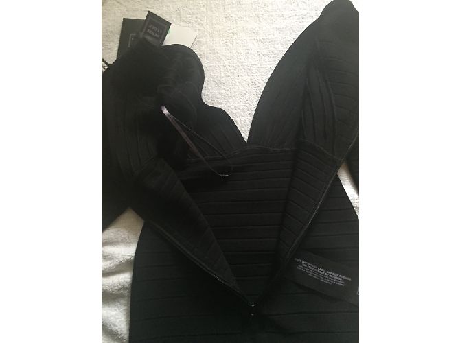Herve Leger Kleid schwarz Bandage - Ansicht 10