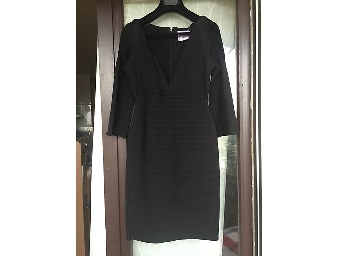 Herve Leger Kleid schwarz Bandage - Ansicht 12