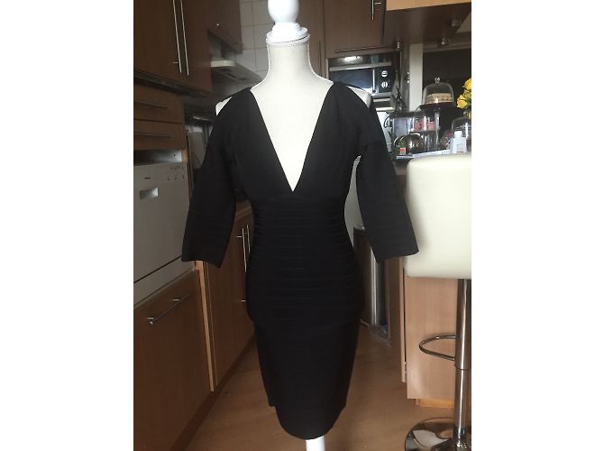 Herve Leger Kleid schwarz Bandage - Ansicht 3