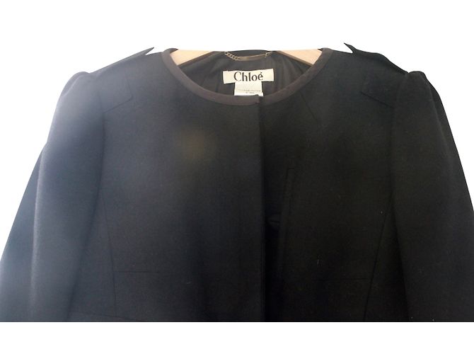 Chloé AH14 short wool jacket black - view 2