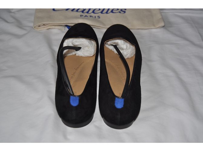 Chatelles Ballerine Nero - vista 5