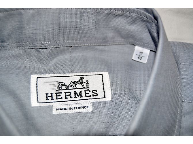Hermès Camisa Cinza - vista 3