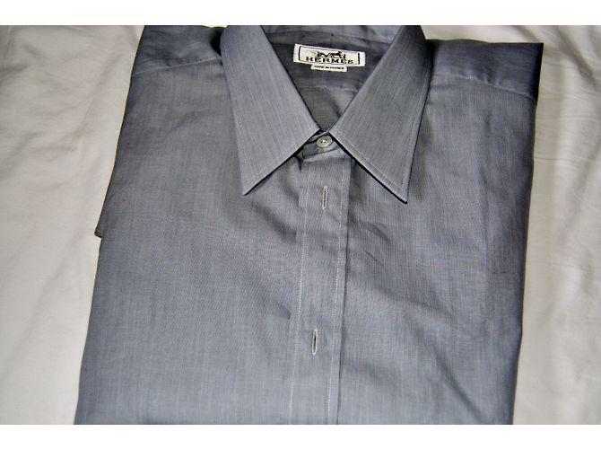 Hermès Camisa Cinza - vista 5