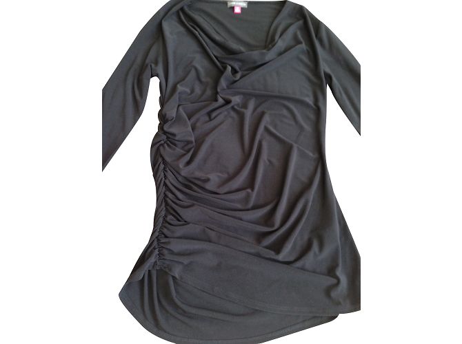 Vince Camuto Schwarzes Polyester Top XS - Ansicht 2