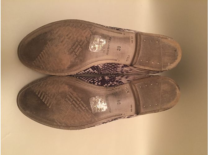 Autre Marque Bottines Bocage en cuir effet python - vue 3