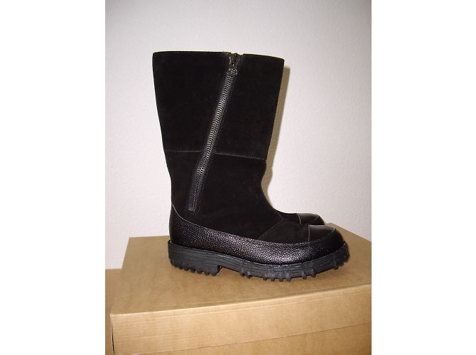 Acne Bottes avec fourrure - vue 5