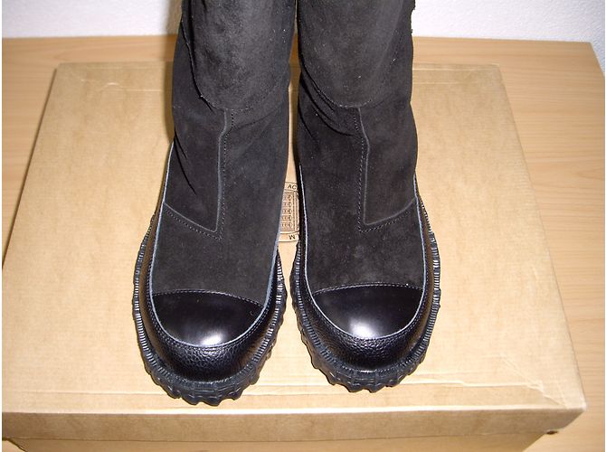 Acne Bottes avec fourrure - vue 7