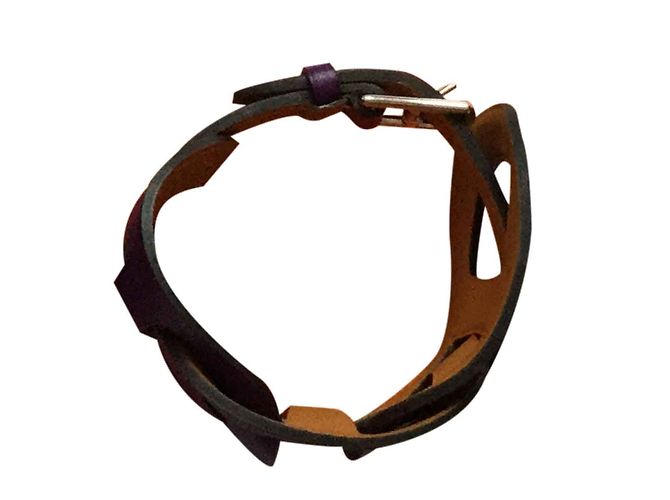 Hermès Pulsera Fétiche Púrpura - vista 2