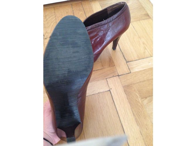 Stivaletti stringati in pelle marroni Enzo Angiolini Marrone - vista 5
