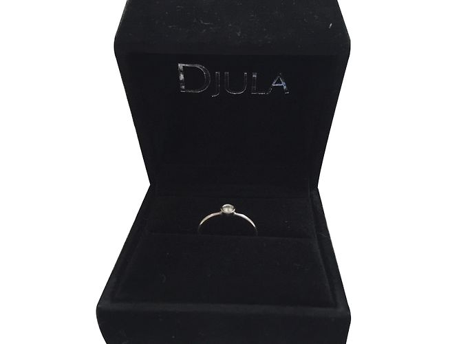 Djula Ring aus Weißgold und Diamant Größe 52 - Ansicht 2