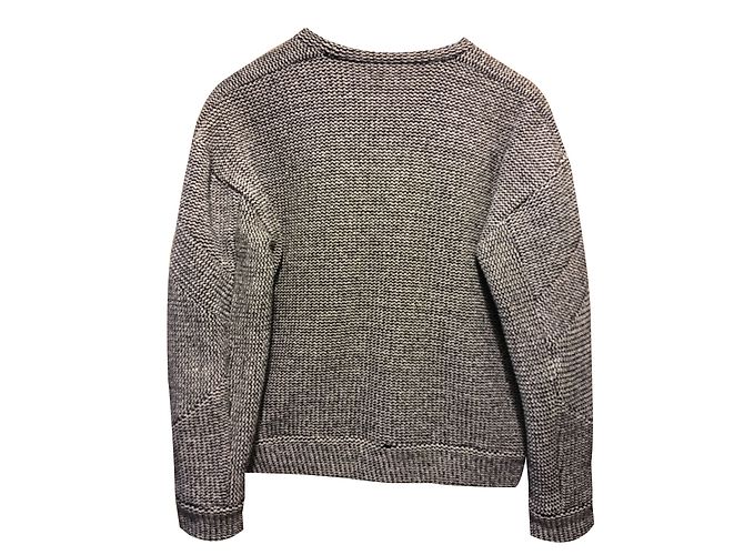 Pull Iro Gris avec Zips aux Manches - vue 2