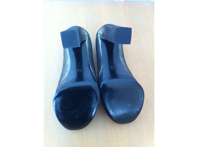 Lanvin Absatzschuhe Silber Leder Größe 36 - Ansicht 4