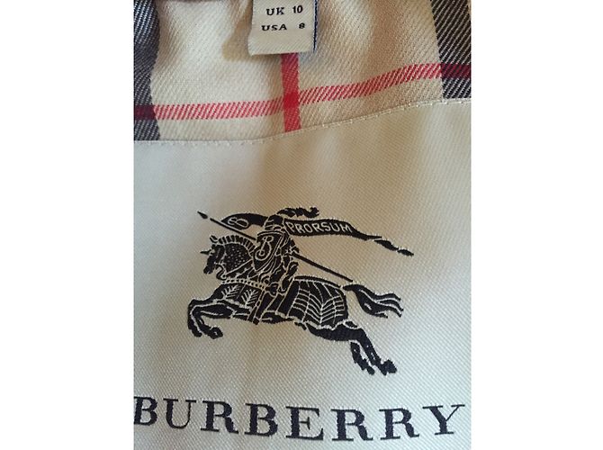 Gabardina Burberry Negra de Algodón Negro - vista 3