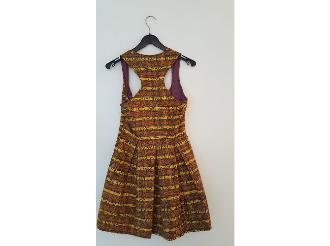 Conjunto de saia Christian Lacroix em seda marrom - vista 3
